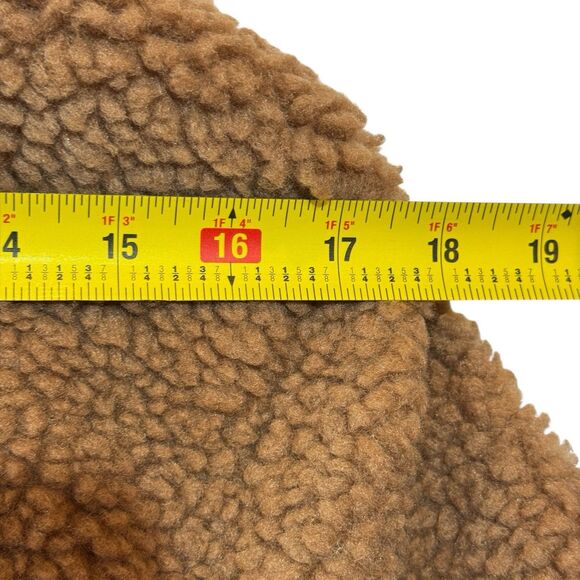 Parisian Teddy Coat Faux Shearling Mocha Longline US 8 (UK 12) NWT - Picture 12 of 12